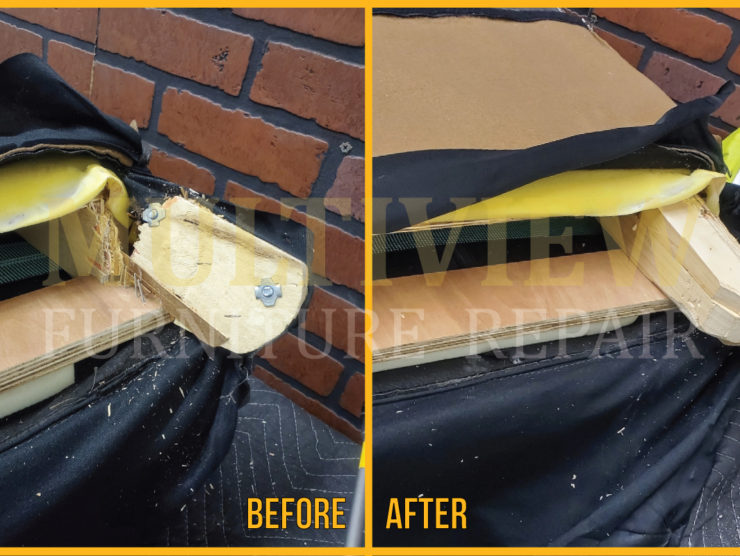 Recliner Frame Repair and Reinforcement