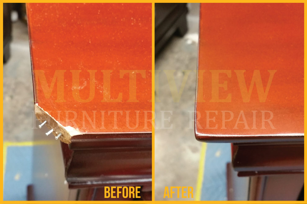Smashed Corner Repair Multiview Furniture Repair